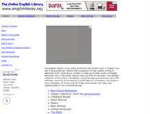 Tablet Screenshot of englishlibrary.org